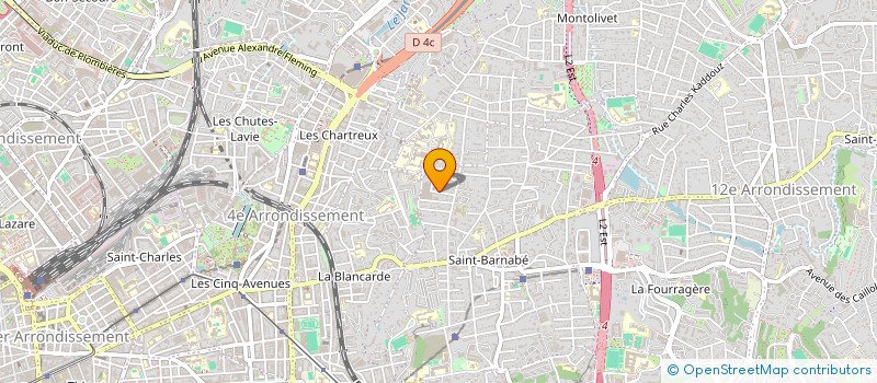localisation de l'entreprise PAURIOL à MARSEILLE