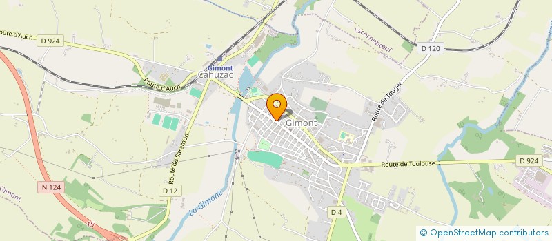 localisation de l'entreprise PAUS BEAUTE  GIMONT