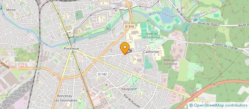 localisation de l'entreprise PAUS'CAFE TEXIER NEVEU  LE MANS