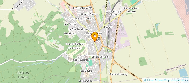 localisation de l'entreprise PAUS'COIFFURE  BRIENNE-LE-CHATEAU