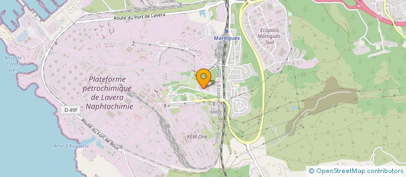 localisation de l'entreprise PAUSADA CORPORATE à MARTIGUES