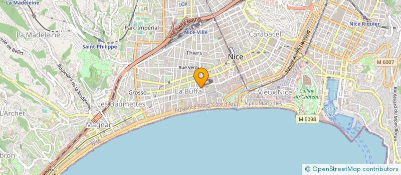 localisation de l'entreprise PAUSE 23 à NICE