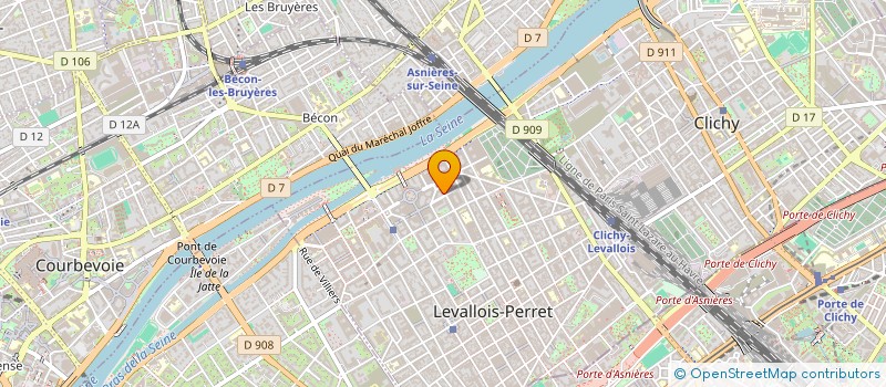 localisation de l'entreprise PAUSE à LEVALLOIS PERRET