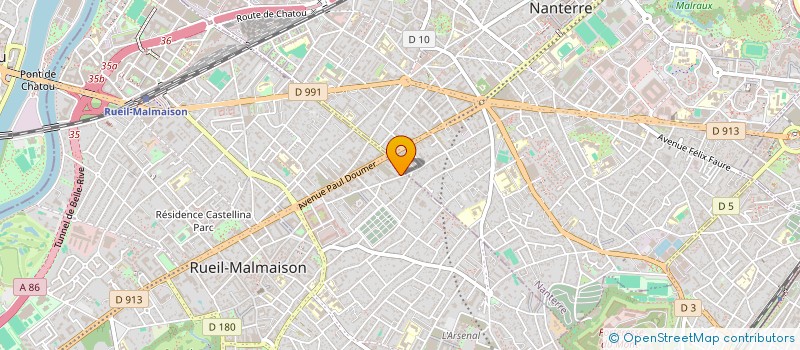 localisation de l'entreprise PAUSE ALPHA à RUEIL-MALMAISON