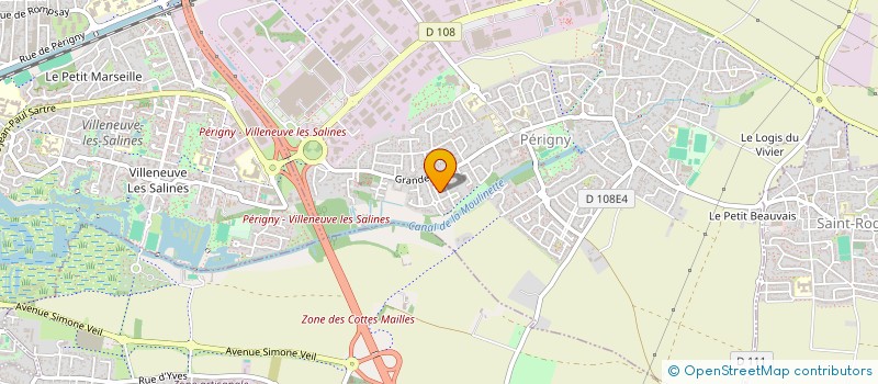 localisation de l'entreprise PAUSE B  PERIGNY