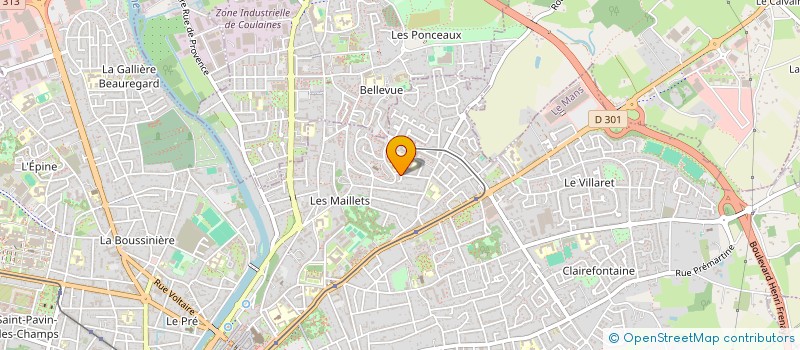 localisation de l'entreprise PAUSE BLABLA  LE MANS