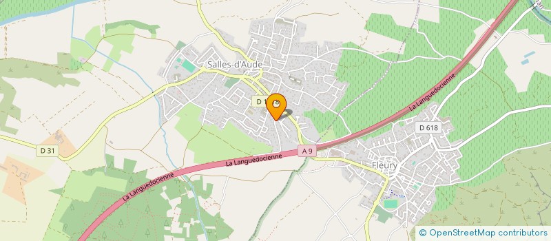 localisation de l'entreprise PAUSE CAFE à SALLES D'AUDE