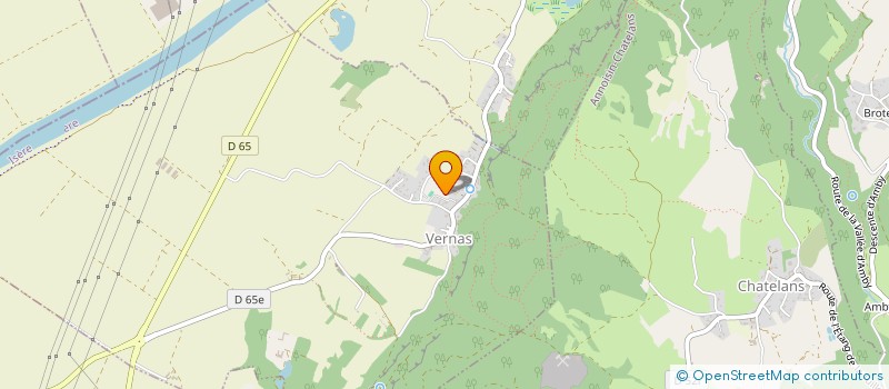 localisation de l'entreprise PAUSE CAFE  VERNAS