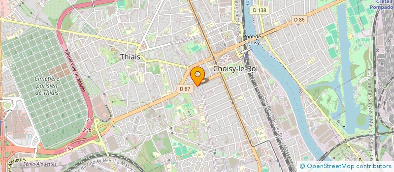 localisation de l'entreprise PAUSE CAFE à THIAIS