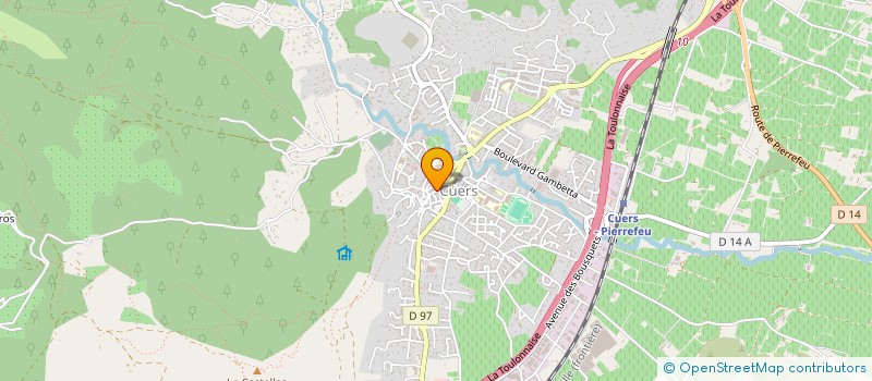 localisation de l'entreprise PAUSE CAFE MOUSSE  CUERS