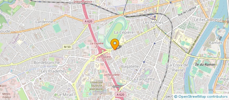 localisation de l'entreprise PAUSE CALIN à TOULOUSE