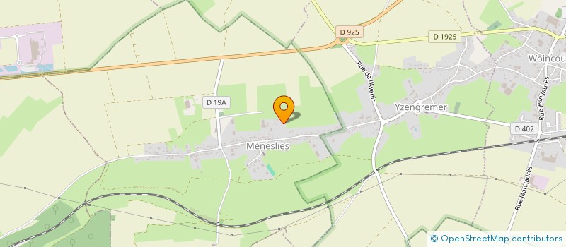 localisation de l'entreprise PAUSE EN SOMME  MENESLIES