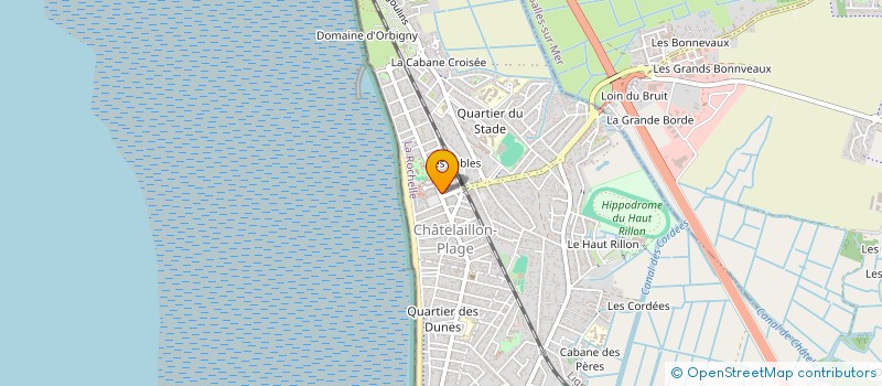 localisation de l'entreprise PAUSE ET PROJET  CHATELAILLON-PLAGE