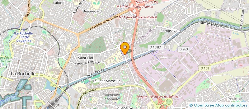 localisation de l'entreprise PAUSE GOURMANDE  LA ROCHELLE