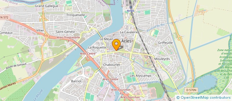 localisation de l'entreprise PAUSE GOURMANDE  ARLES