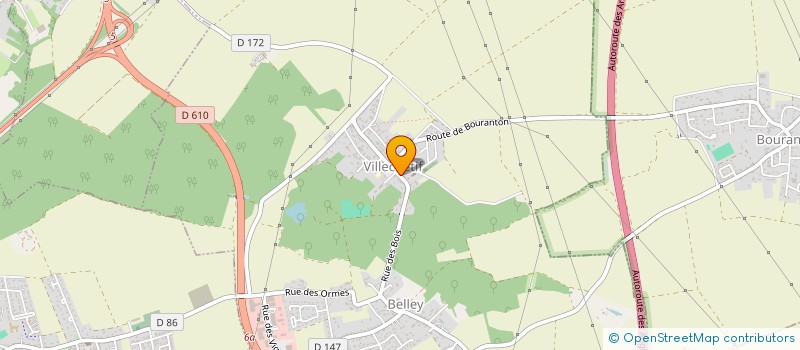 localisation de l'entreprise PAUSE GOURMANDE B&B  VILLECHETIF