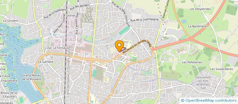 localisation de l'entreprise PAUSE HEAD SPA à LES SABLES-D'OLONNE