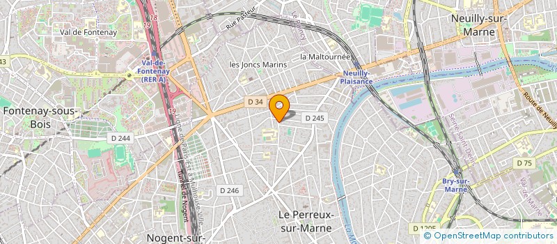 localisation de l'entreprise PAUSE MUSIQUE à LE PERREUX-SUR-MARNE