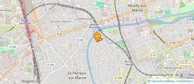 localisation de l'entreprise PAUSE MUSIQUE PLUS à LE PERREUX-SUR-MARNE