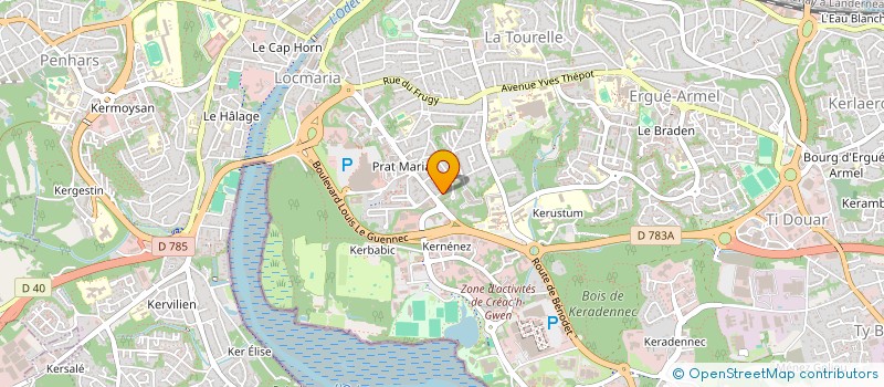 localisation de l'entreprise PAUSE PIZZ à QUIMPER