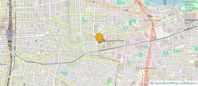 localisation de l'entreprise PAUSE PIZZA à VILLEURBANNE