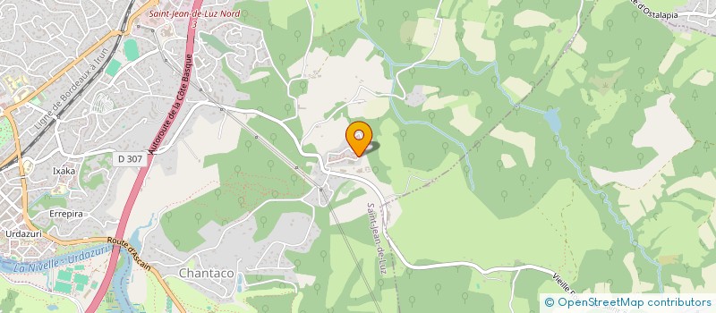 localisation de l'entreprise PAUSE PUB  SAINT-JEAN-DE-LUZ