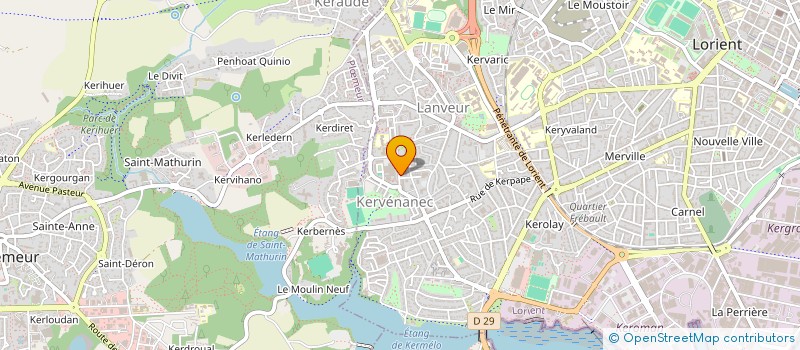 localisation de l'entreprise PAUSE SIGNEE  LORIENT