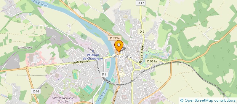 localisation de l'entreprise PAUSE-TOIT  CHAUVIGNY