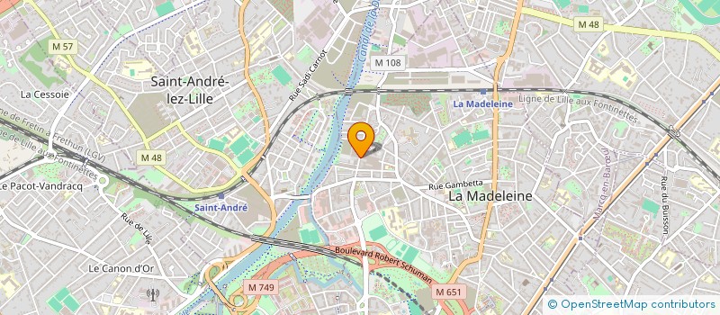 localisation de l'entreprise PAUSE V.I.PEE à LA MADELEINE