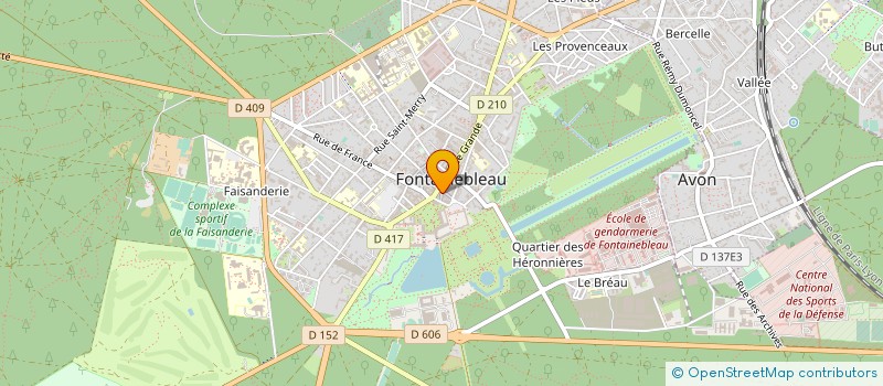 localisation de l'entreprise PAUSECLOPES à FONTAINEBLEAU