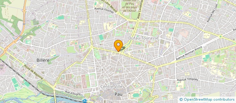 localisation de l'entreprise PAUSTREETFOODMARKET à PAU