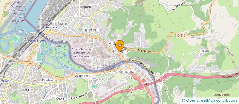 localisation de l'entreprise PAUSUKO BESTAK à URRUGNE
