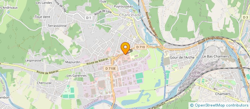 localisation de l'entreprise PAUTARD LOISIRS à MARSAC-SUR-L'ISLE