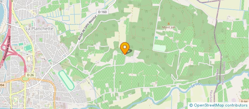 localisation de l'entreprise PAUTHIER-DESIMONE-LMNP  BOLLENE