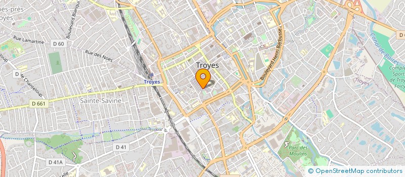 localisation de l'entreprise PAUTRAN PATRIMOINE à TROYES