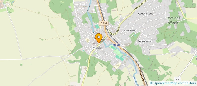 localisation de l'entreprise PAUTRAT  MAULE