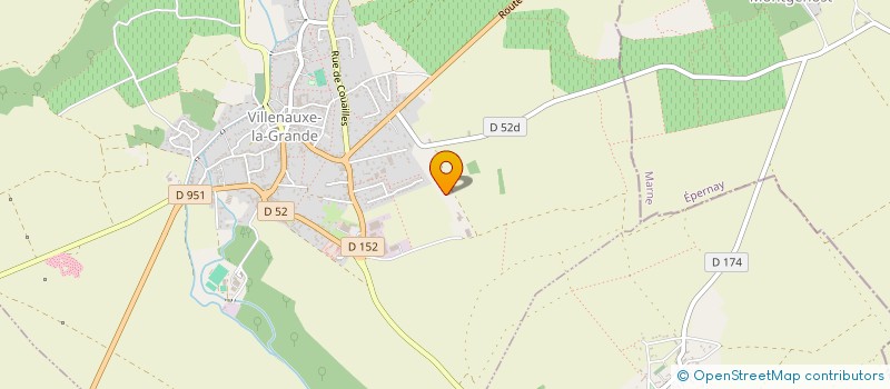 localisation de l'entreprise PAUTRE à VILLENAUXE-LA-GRANDE