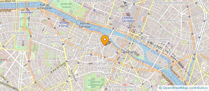 localisation de l'entreprise PAUTREL à PARIS