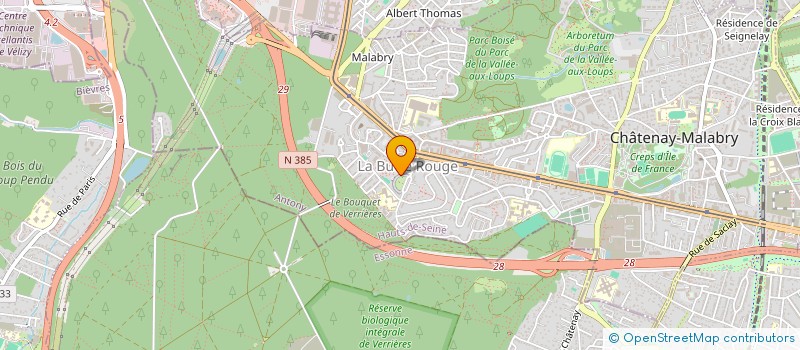 localisation de l'entreprise PAUTRET ET GENTY à CHATENAY-MALABRY