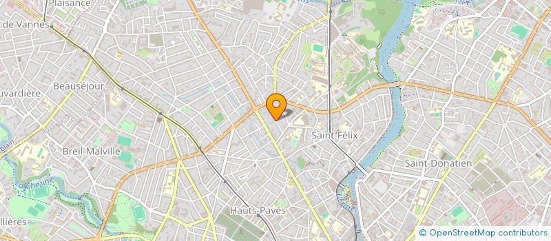 localisation de l'entreprise PAUTRIC FRERES & CIE à NANTES