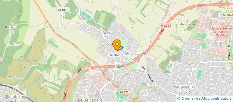 localisation de l'entreprise PAUTY  DAIX