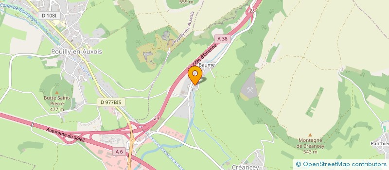 localisation de l'entreprise PAUVERT YOHAN  CREANCEY