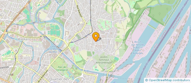 localisation de l'entreprise PAUVIMA à STRASBOURG