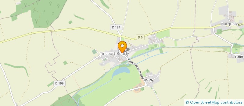 localisation de l'entreprise PAUX CARPENTIER à TINCOURT-BOUCLY