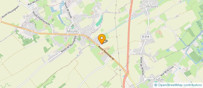 localisation de l'entreprise PAUX-THIREZ  SERQUES