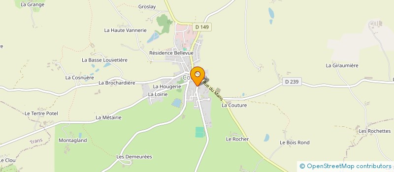 localisation de l'entreprise PAUZO  COURCITE