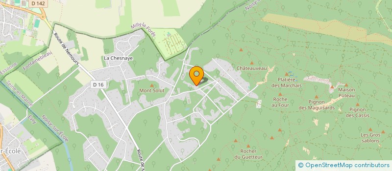 localisation de l'entreprise PAV 1 à NOISY-SUR-ECOLE