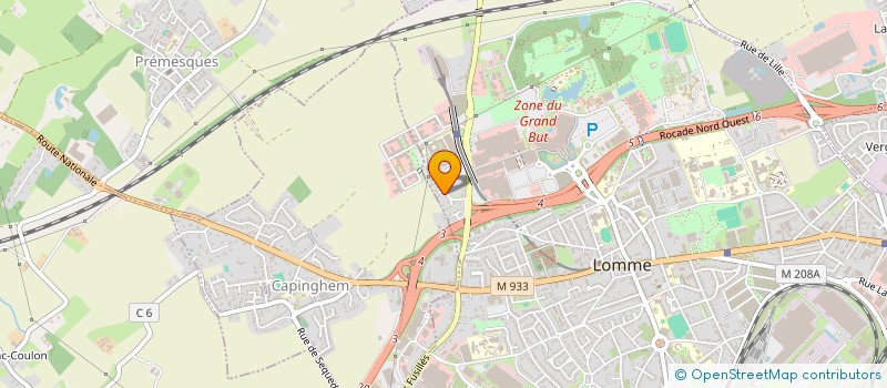 localisation de l'entreprise PAV  LILLE