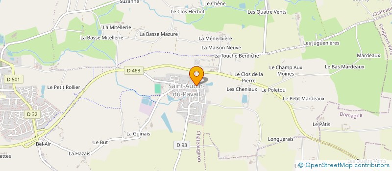 localisation de l'entreprise PAV'ART  CHATEAUGIRON