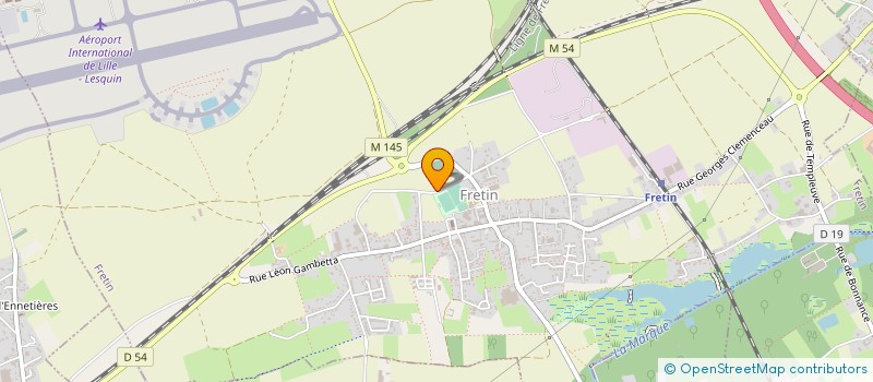 localisation de l'entreprise PAV NORD SARL à FRETIN
